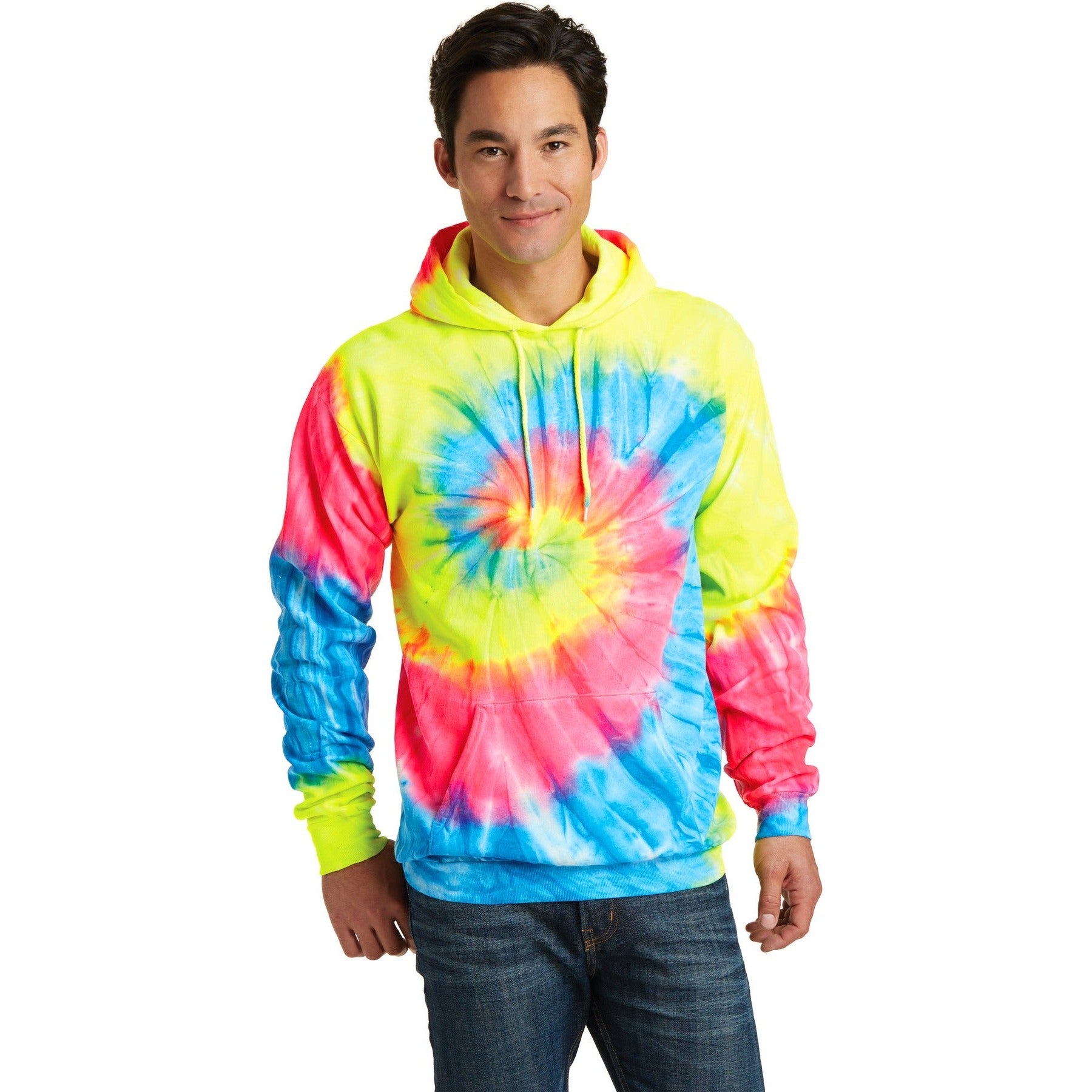 Port & Company-Port & Company® Tie-Dye Pullover Hooded Sweatshirt. PC146-MedTech-6